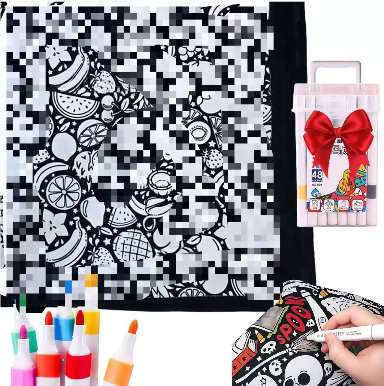 DIY Coloring Blanket