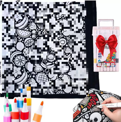 DIY Coloring Blanket
