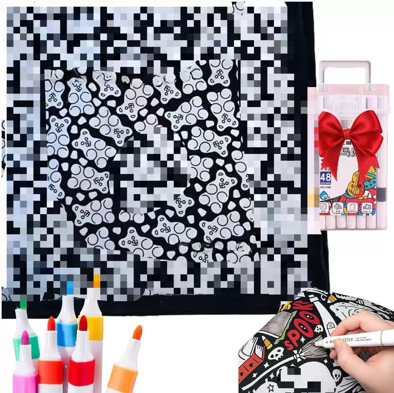 DIY Coloring Blanket